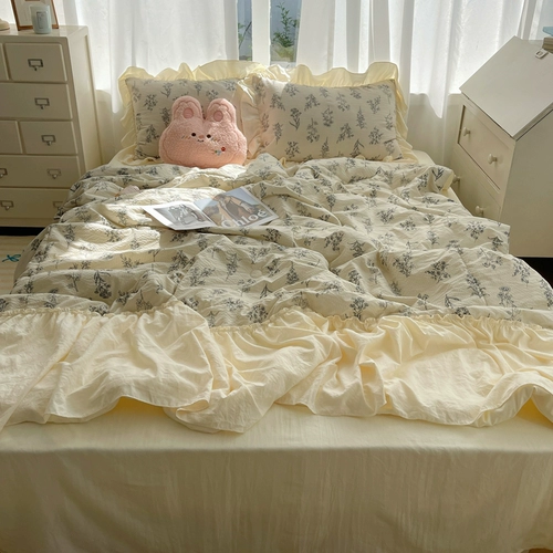 Летний комплект, свежее летнее одеяло, прохладное одеяло, 2024 года, 4 предмета, французский стиль