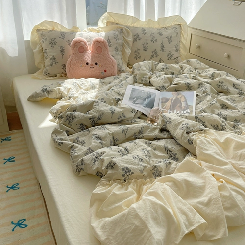 Летний комплект, свежее летнее одеяло, прохладное одеяло, 2024 года, 4 предмета, французский стиль