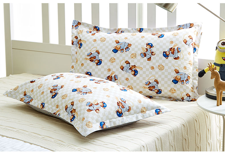 Phim hoạt hình dễ thương cotton trẻ em gối bông gối bé bé gối nhỏ mùa hè đơn đôi gối cao su