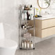 Acrylic bathroom rack floor-standing bathroom tripod sandwich storage rack home toilet corner storage rack