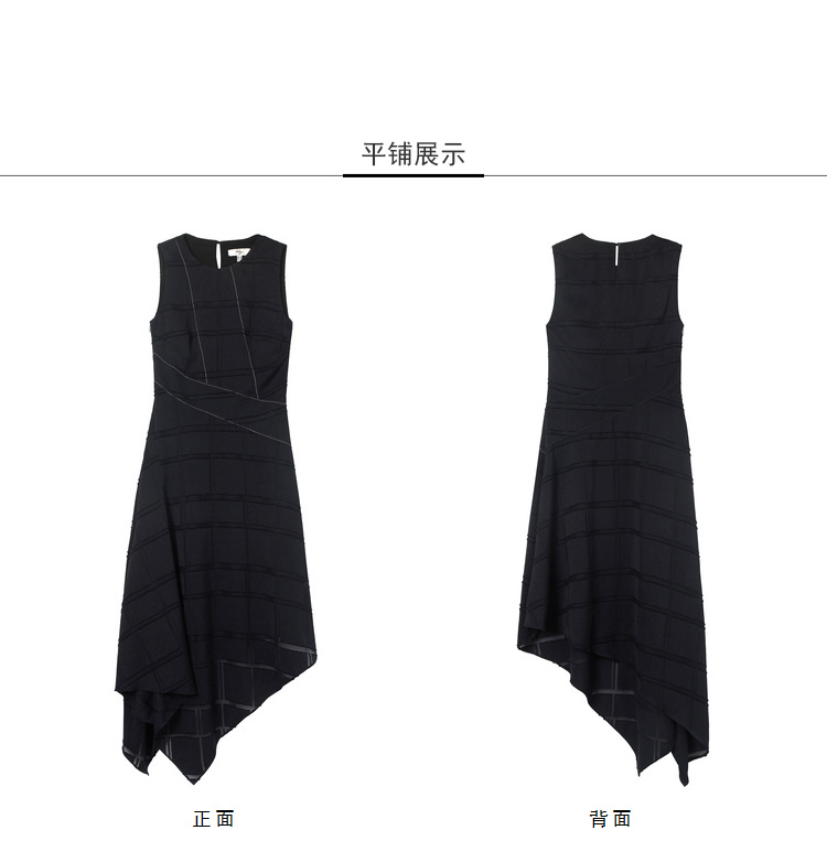 Lily2019 mùa hè mới của phụ nữ sọc eo thon Váy không tay hẹn hò cổ tích 119210C7194 - Váy eo cao váy xoắn bụng