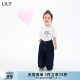 LILY2023 new summer women's comfortable Solona fun cute rabbit round neck short-sleeved children's short-sleeved T-shirt