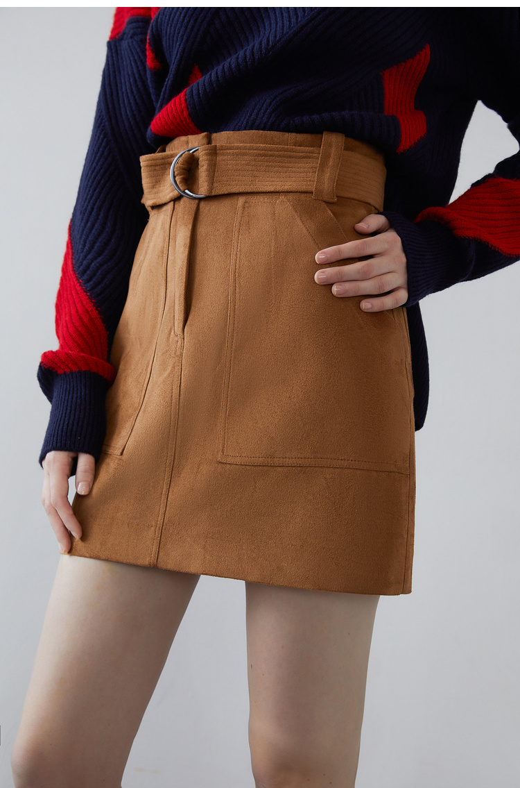 Lily2019新款女装OL商务工装包臀裙工装感短裙半身裙