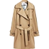 Lili lily2021 quần áo phụ nữ mùa thu Lily hit color áo khoác gió dài giữa ngực 120100C1608 - Trench Coat Trench Coat