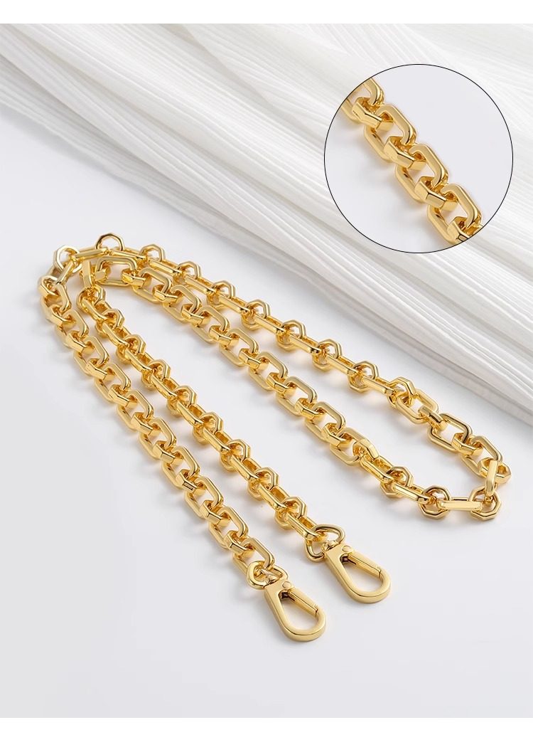 HAVREDELUXE Bag Chain Three-in-one Transformation Metal Bag Messenger Copper Chain Bag Chain Accessories Single Purchase