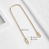 Три мелкого золота 40 см-динации 4 мм внутренний круг [90%отбора человека]