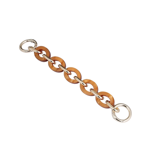 Цепь ручной работы, аксессуары, сумка подмышку на цепочке, акриловые бретели