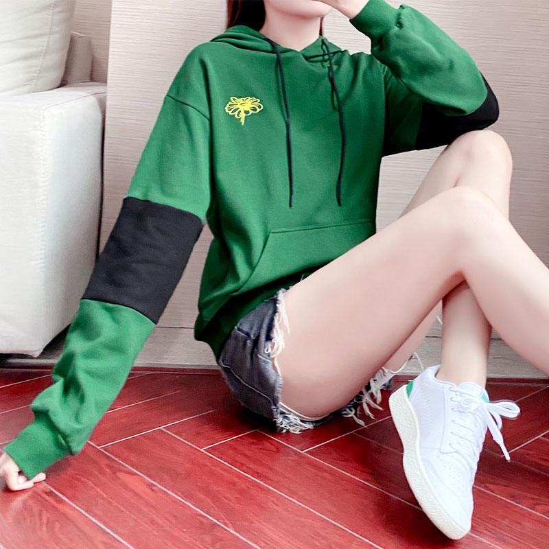 The thin - style cap long sleeve suit girl 2023 spring and autumn leisure pupils loose tide and lazy wind coat appears thin