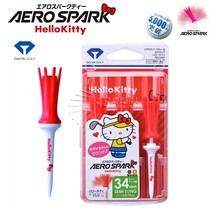 Golf spikes Japanese Hello Kitty (Tel-5401) anti-hit seat T ladder holder with accessories