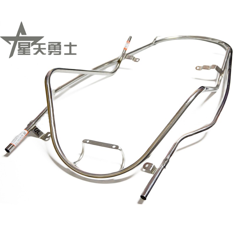 Applicable How-to State Four New Woo Diamond VH125 HJ125T-20A front and rear Insurance Rod Stainless Steel Guard Rod