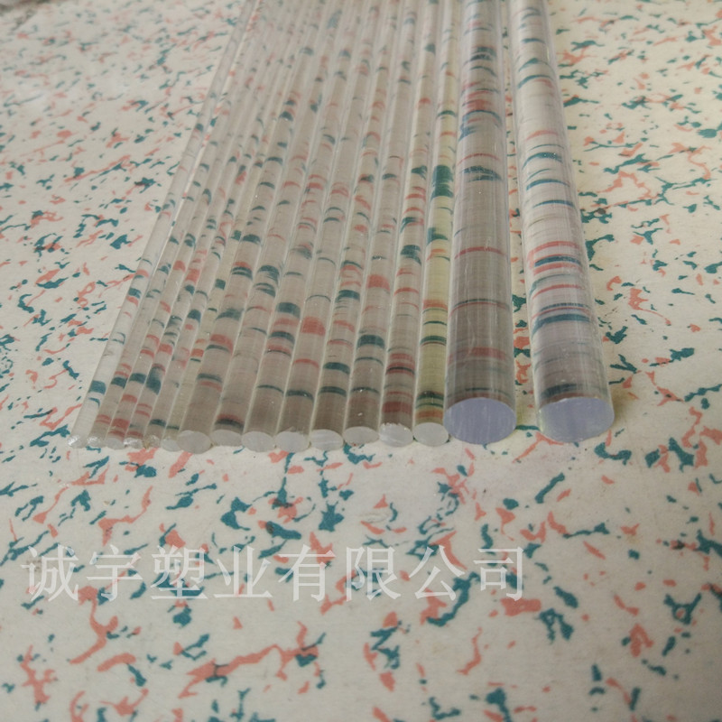 Preferential heat sale transparent acrylic small strips decorated with organic glass small strips wedding wedding wedding wedding decoration diameter 2-5mm