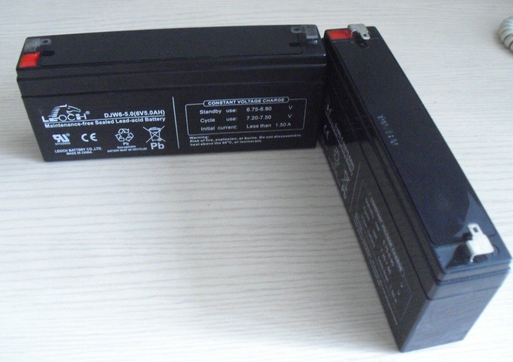 LEOCH DJW65 0 MettlerToledo CUB moistureproof battery 6V5AH free shipping