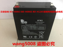 Bader BD-H0865 outdoor sound battery BD-H0863 6fm 30000 Lida sound battery BD-H1265