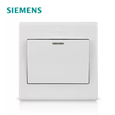 Siemens switch socket Siemens product suitable series product Yiyi single single with fluorescent