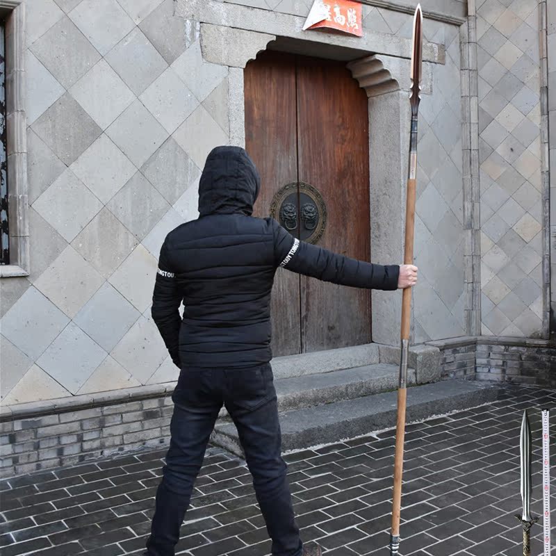 All-in-one long spear Longquan city sword eighteen cold weapons ancient Zhao Yun gun red tassel spear uncut