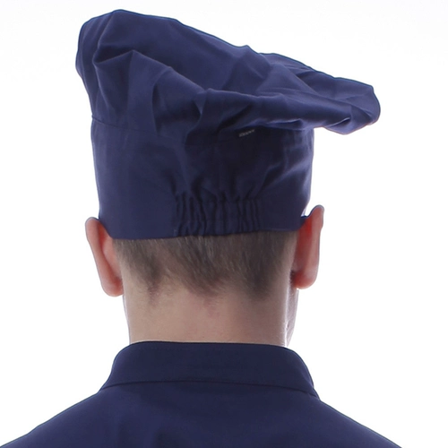 Kaishir Мужчины и женщины -шеф -повар hat high brim mushroom ляпная шляпа сплошная кухонная работа с плиссированной шляпой с высоким краем