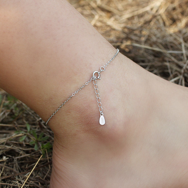 Bracelet de cheville Femme en Argenterie - Ref 3102306 Image 3