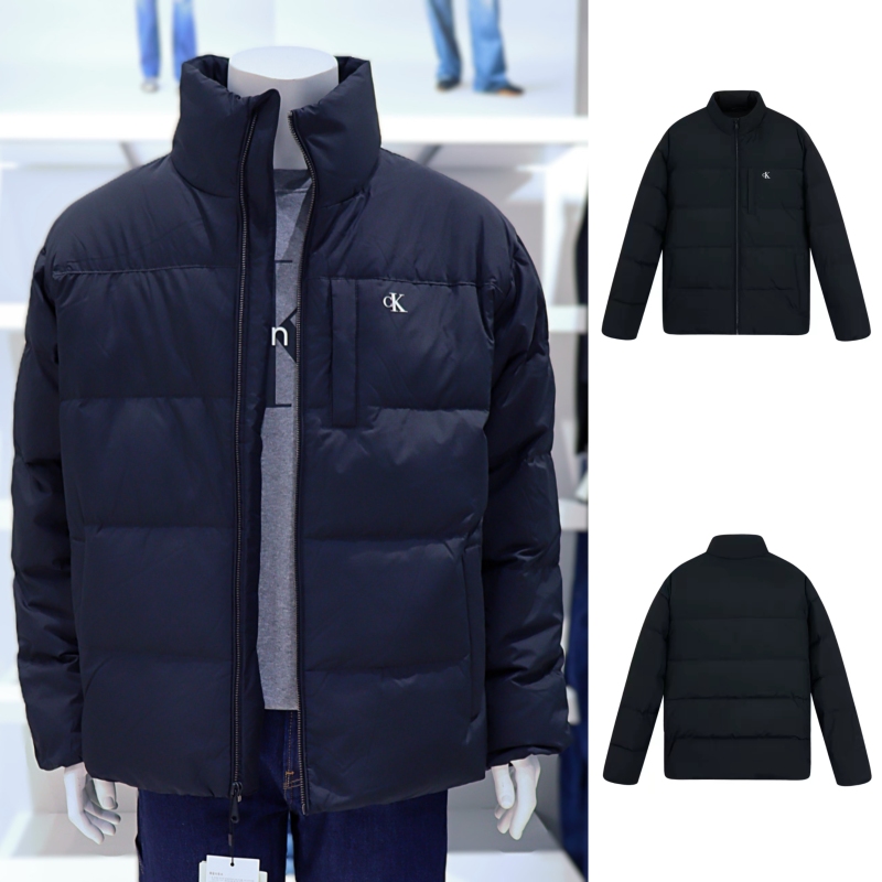 Clearance Sale! Authentic Calvin Klein/Ckjeans Men's Business Stand-Up Collar Warm Duck down Jacket