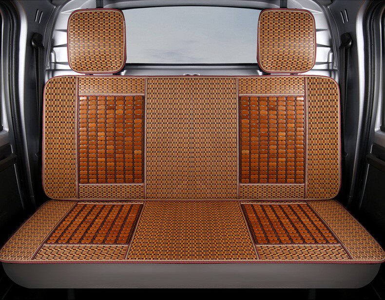 Summer car seat cushion All-bag Bamboo Cushion Five Magryover Light Double Row Small Cassette Cover Summer Universal Single Row Truck