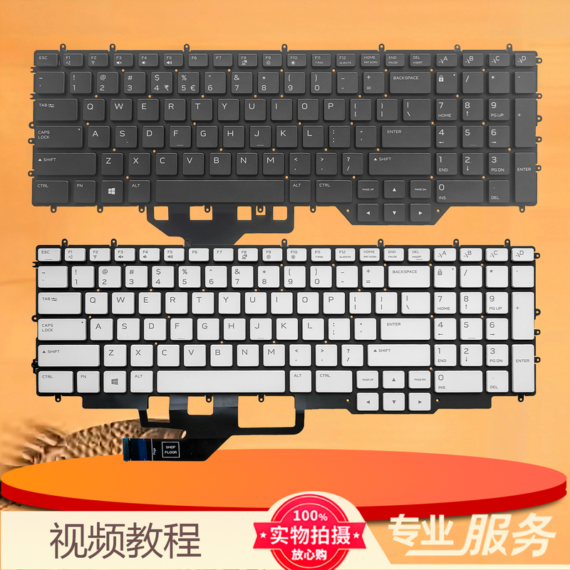 Original Keyboard for Dell Alienware M17 R2 R3 R4 P45E P38E 001/002