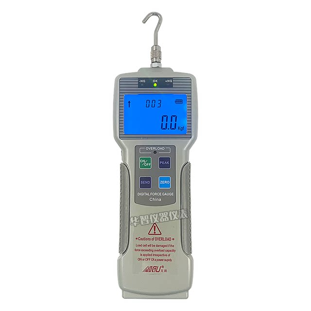 Aigu Digital Push-Pull Force Gauge Zp-10N~1000N High-Precision Tensile Testing Machine