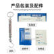 Genuine Shuangjie Tubular Pull Gauge Dynamometer Ltz-10/20/30/50/100 Button Push-Pull Force Clamp