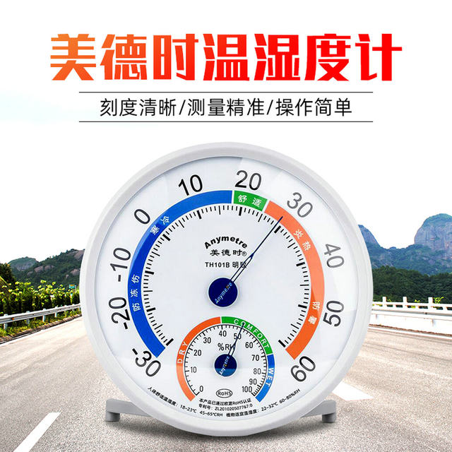 Medashi Th101B Thermometer Hygrometer Indoor and Outdoor Temperature and Humidity Meter Temperature and Humidity Meter