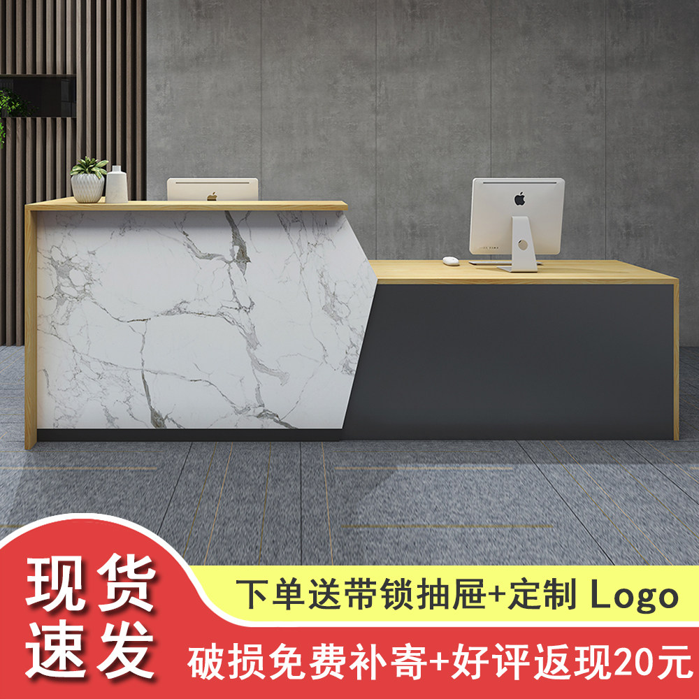 Cashier desk front desk reception desk custom company hotel bar counter simple modern supermarket computer atmosphere bar table