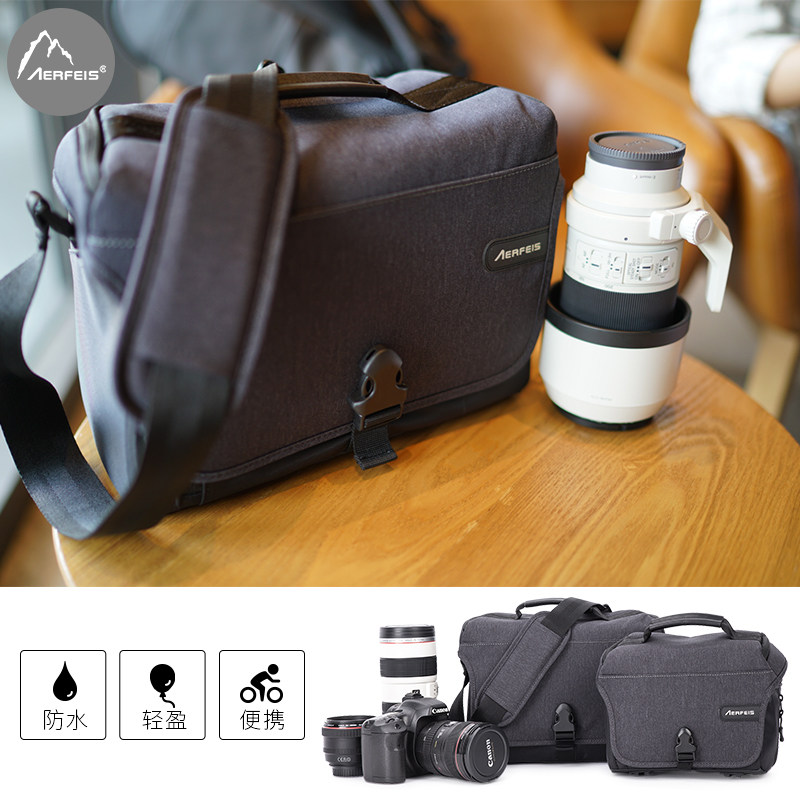 Alfly Camera Bag Suitable for Canon Sony Skew Span Single Shoulder Fuji xt20 Photo Package AS-1703