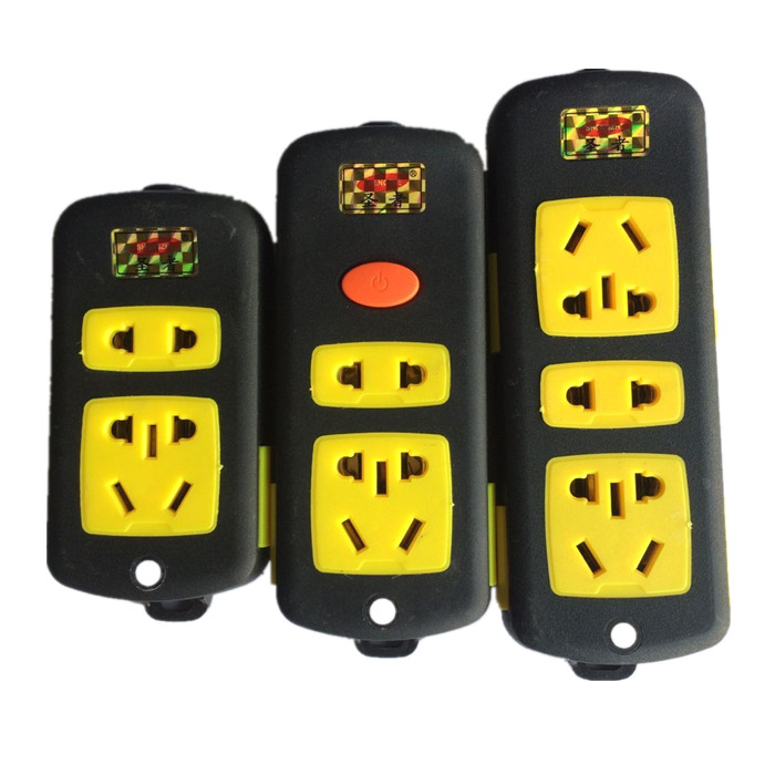 High power wireless plugging socket engineering extension cord without wire platoon with independent switch socket riot anti-fall
