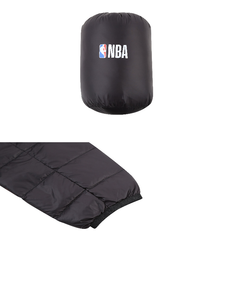 NBA Spurs Knight Clippers Team Áo khoác thể thao Nhẹ xuống áo khoác đen áo phao lining nam