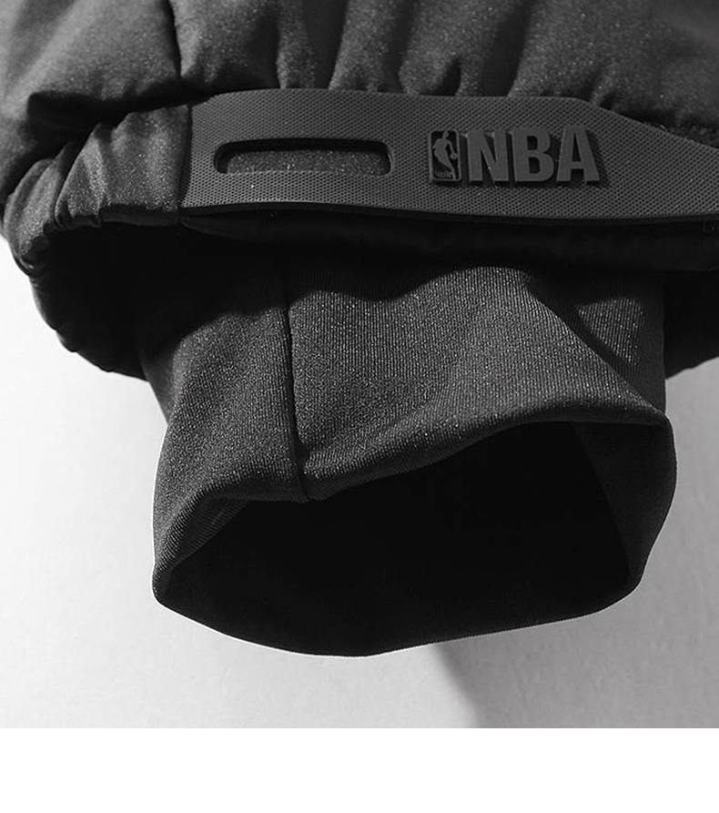 NBA 男女款 勇士队字母印花长款羽绒服 充绒量300g起 图6