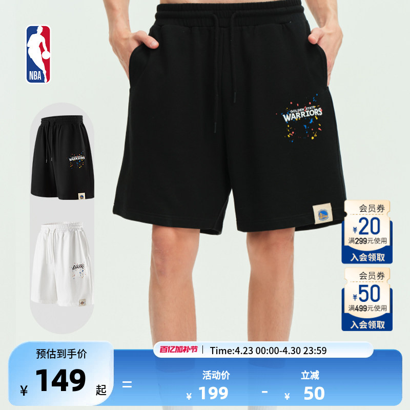 Nba Official Warriors/Lakers Team Culture Series Unisex Autumn Casual Running Shorts Sports Shorts