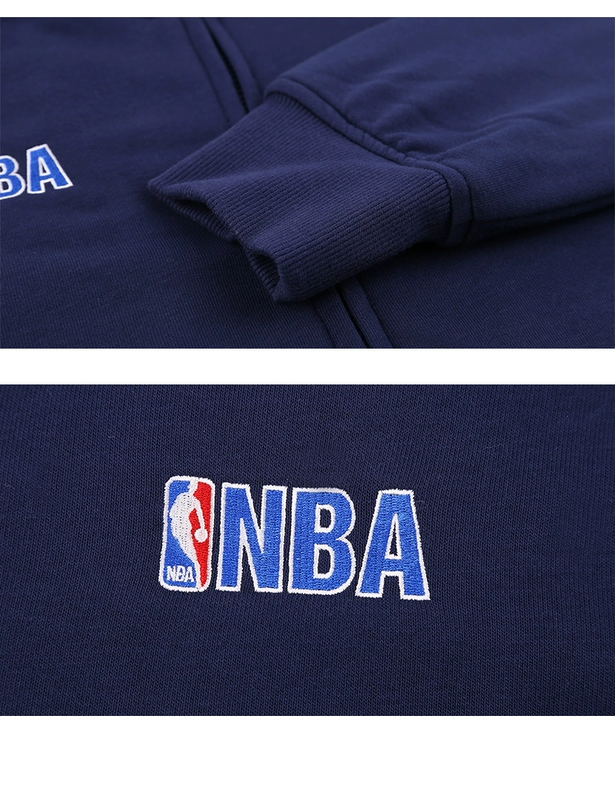 NBA Cavaliers LOGO giản dị cộng với áo khoác nhung trùm đầu áo khoác nam WLTFK118 - Áo khoác thể thao / áo khoác