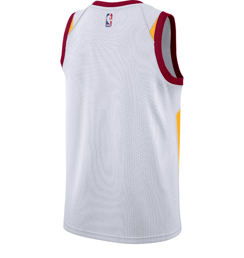 NIKE tùy chỉnh jersey NBA Cleveland Cavaliers jersey thể thao cá tính vest bóng rổ quần áo trắng quần áo thể thao lining