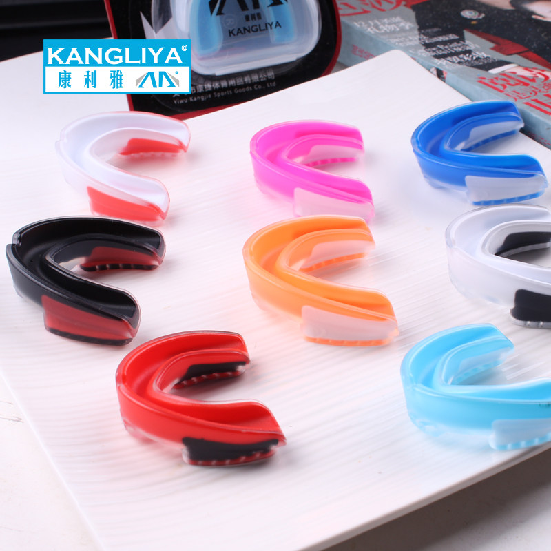 Conriya Boxing Sanda Tooth Guard Curry Men's Ball Mouth Guard Guard Taekwondo Sport Martial Art Chewable