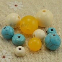 Imitation beeswax imitation green pine jewelry loose beads material diy handmade jewelry accessories beads bracelet hand string ball accessories
