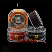 Transparent box Buddha bead thread Wenplay core elastic cord rubber band thread Diamond string red sandalwood bracelet bracelet string rope