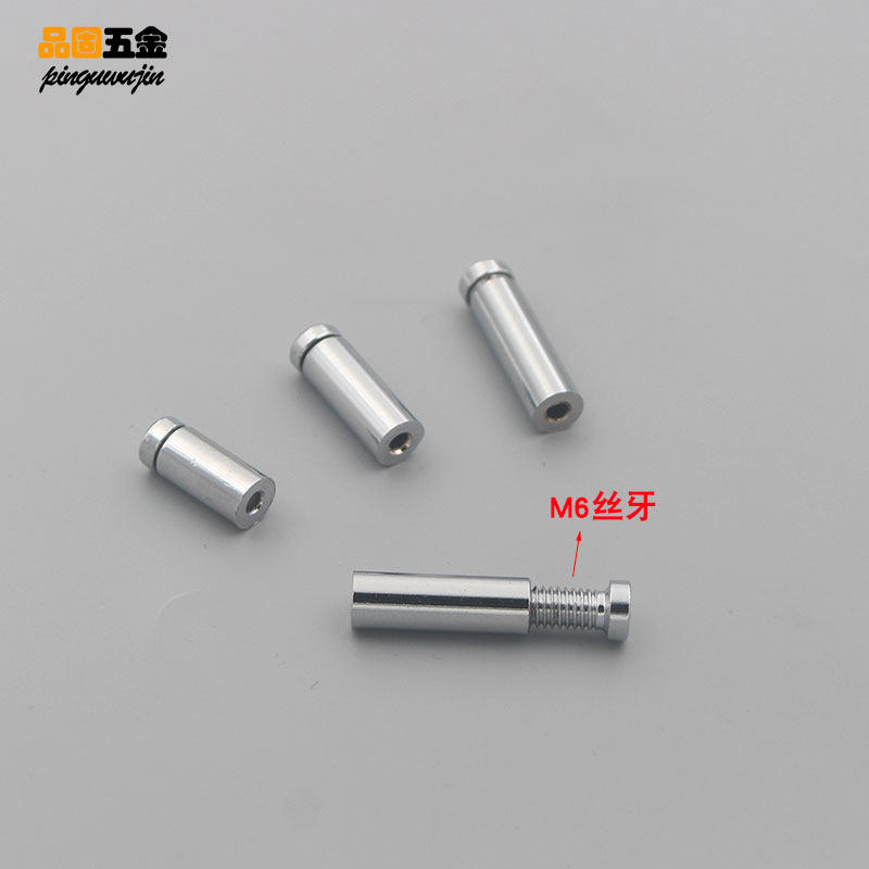 304 stainless steel mini advertising nail M6 silk glass acrylic tile billboard menu Fixed decorative nails