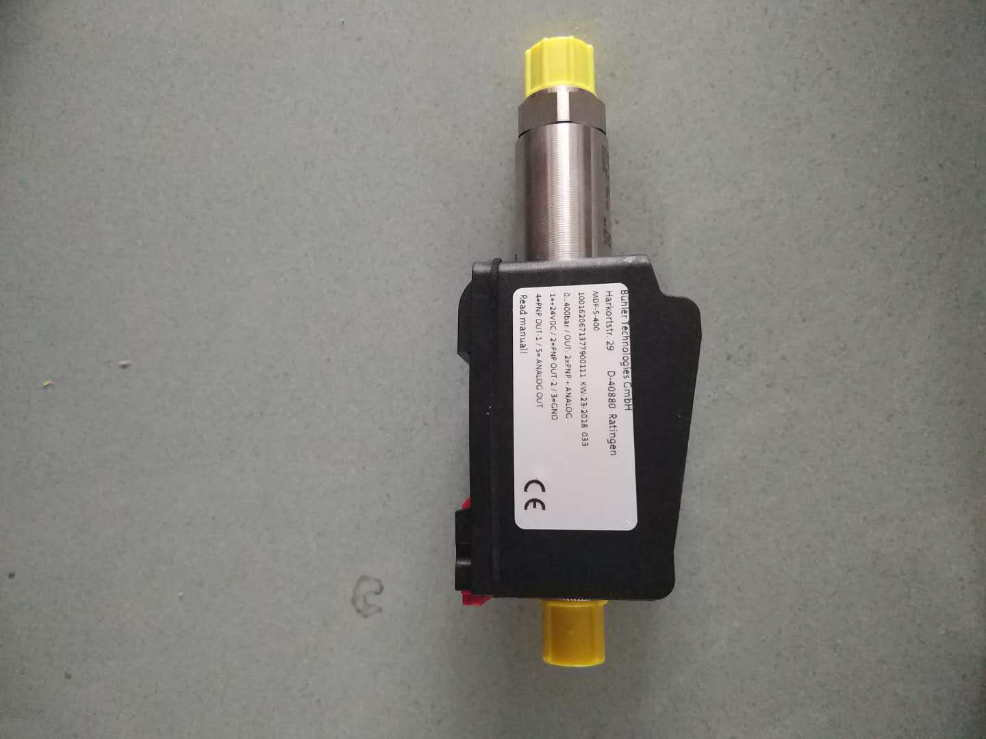 Sales of Buhler MDF5400 pressure relays