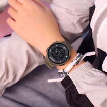 Korean version of the trend simple fashion watch men and women middle school students luminous waterproof sports multi-functional couple electronic watch