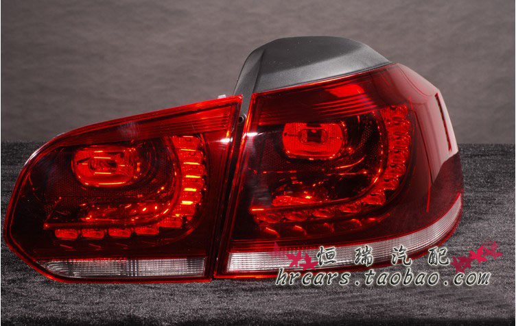Foss Golf6 retrofit R20 tail light LED rear living room lamp high 6 cherry red tail light with switching line