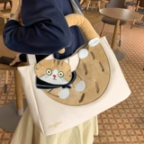 Вместительная и большая сумка через плечо для матери и ребенка, японская универсальная мультяшная сумка на одно плечо