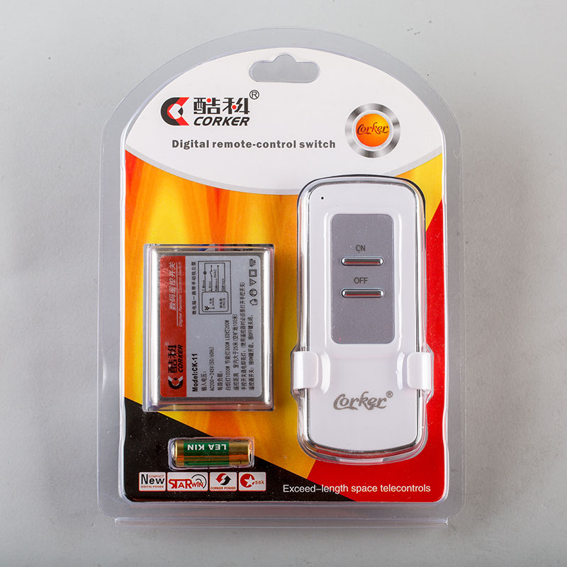 Remote control lamps power supply wireless remote control switch 220V One way remote control switch intelligent remote control module can wear wall