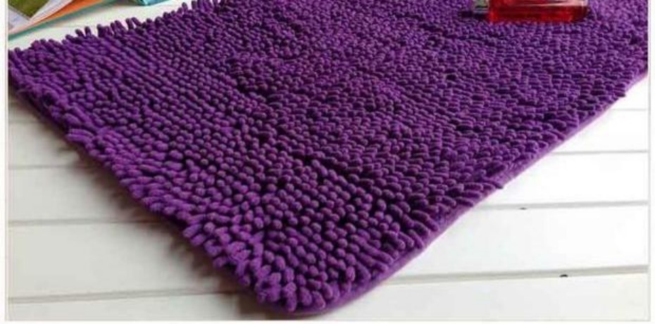 Thảm cầu thang chenille thảm cầu thang cao su chống trượt thảm trải giường mùa đông