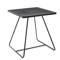 Nordic wind iron Art small square table square Macedonian table outdoor coffee shop home milk tea shop reception table