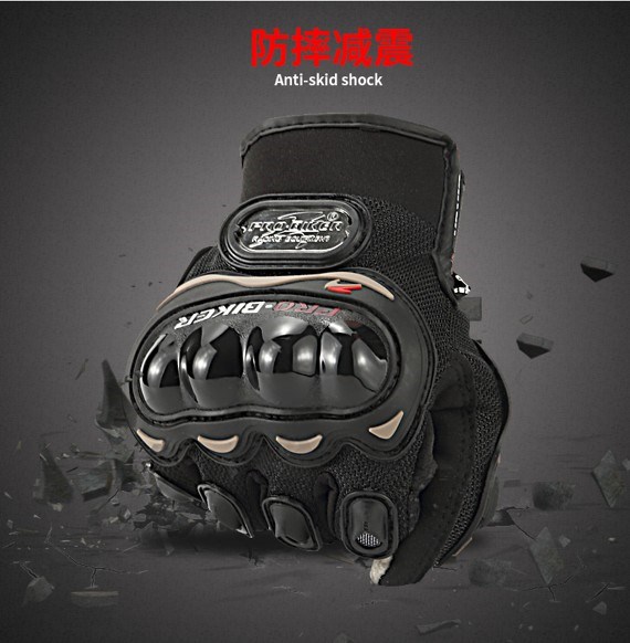 Găng tay chống xe máy, chống rơi, nửa ngón tay, đi xe, kẹt xe, mùa hè và mùa đông, bảo vệ tất cả trong một, chạm, thiết bị hiệp sĩ bao tay đi phượt
