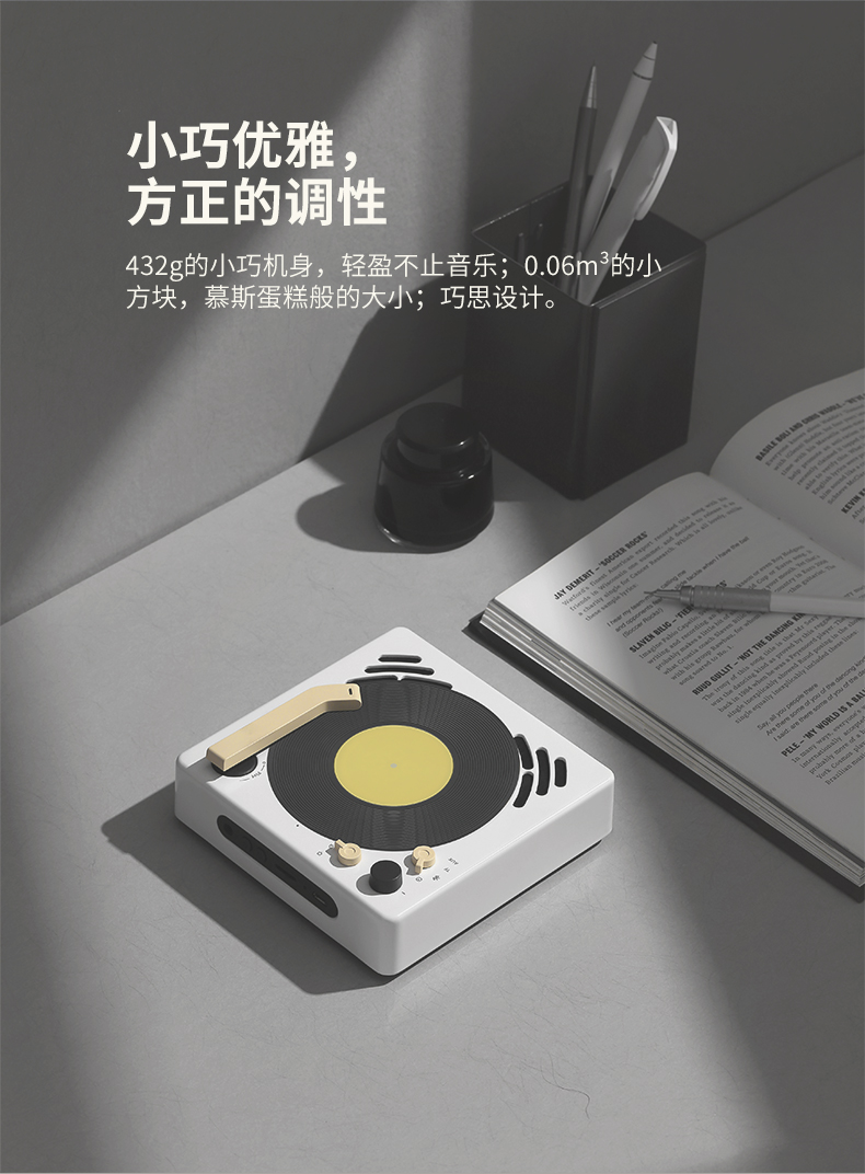 bán máy nghe nhạc đĩa than cổ	 Máy ghi âm nhỏ BeeFo in âm thanh vinyl tại nhà ghi lại quà tặng năm mới đồng hồ báo thức sáng tạo không dây loa bluetooth - Máy hát kim đĩa than technics