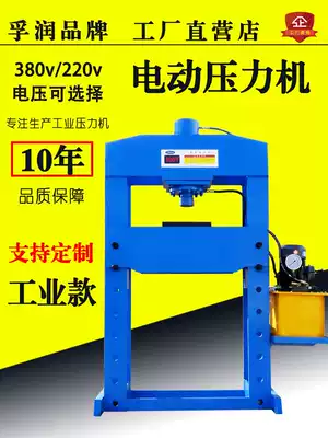 Furun electric press Hydraulic gantry press Doll Heavy-duty hydraulic press Manual straightening machine 100T auto repair tool