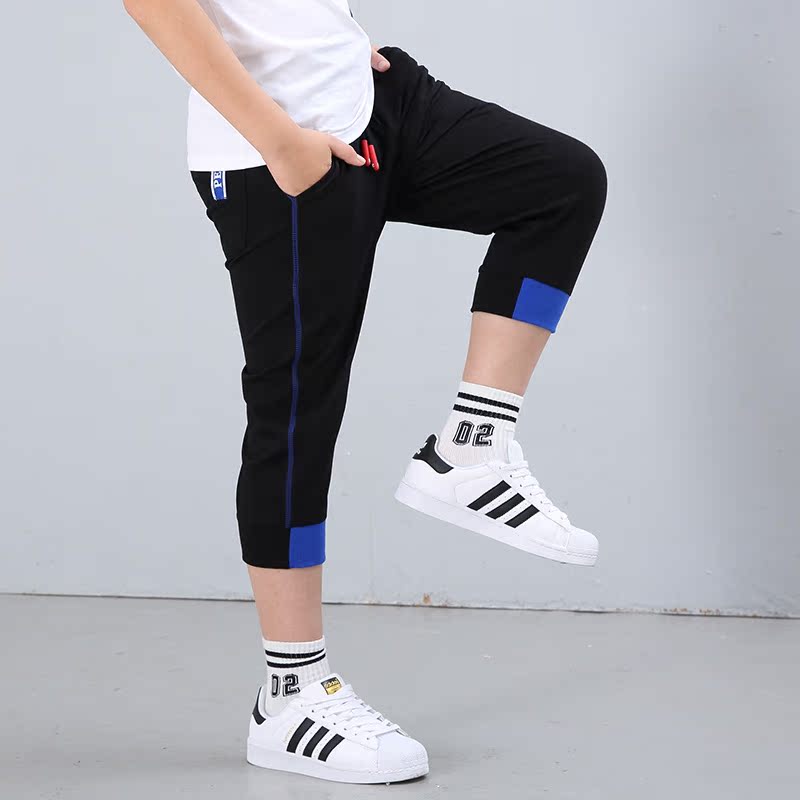 Chàng trai Bảy quần mens Bảy quần mens quần mùa hè quần short mỏng mùa hè bé trai cậu bé lớn giữa quần năm 2020.